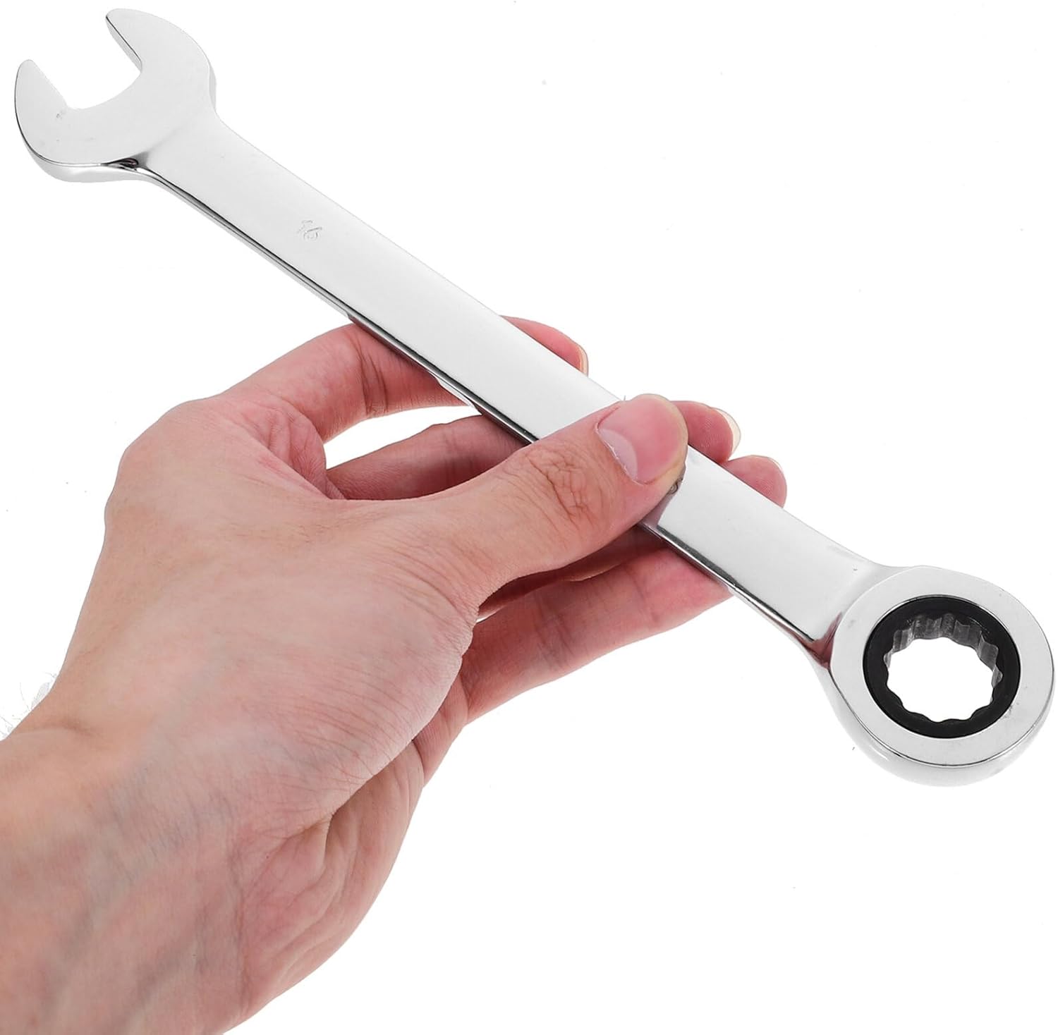 Angoily Llaves combinadas de compensación, juegos de llaves métricas, llave dicefálica giratoria de trinquete, llave dinamométrica de extremo