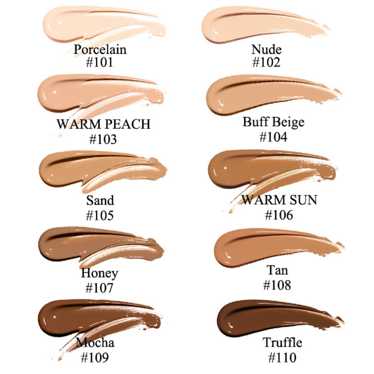 PHOERA – Base líquida mate suave y impecable de 24 horas, corrector de control de aceite, maquillaje (1 unidad-104 – beige pulido)