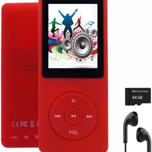 Reproductor de MP3 de 64 GB con altavoz Auriculares Reproductor de música portátil para niños Soporte de músicaimagenvideograbación de vozlibro Reproductor de MP3 de 64 GB con altavoz Auriculares Reproductor de música portátil para niños Soporte de músicaimagenvideograbación de vozlibro