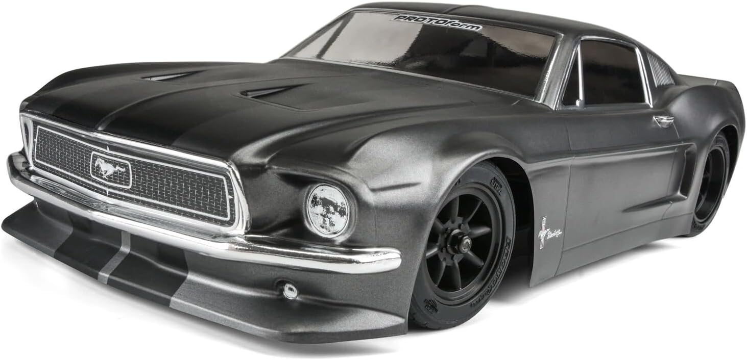 PROTOform 1968 Ford Mustang Clear Body VTA Class PRM155840 Carrocerías para cochecamión Alas y calcomanías