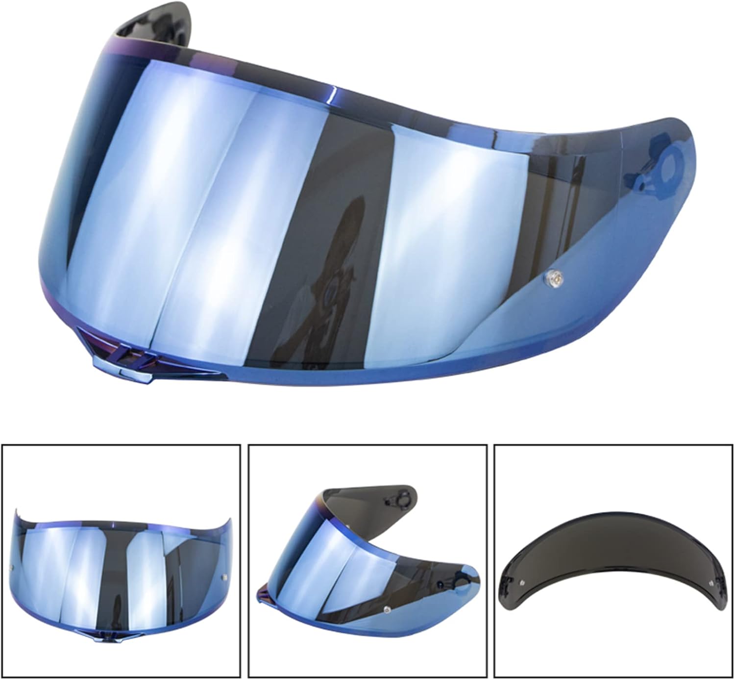 Reemplazo de visera de casco para AGV K1 K3SV K5 casco de cara completa motocicleta escudo viento casco lente