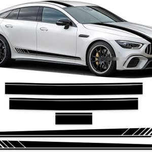 5 unids Edition One Car Hood Roof Tail Door Side Stripes Pegatinas para Mercedes Benz AMG GT 4 puertas X290 GT63 S GT43 GT53 Accesorios 5 unids Edition One Car Hood Roof Tail Door Side Stripes Pegatinas para Mercedes Benz AMG GT 4 puertas X290 GT63 S GT43 GT53 Accesorios