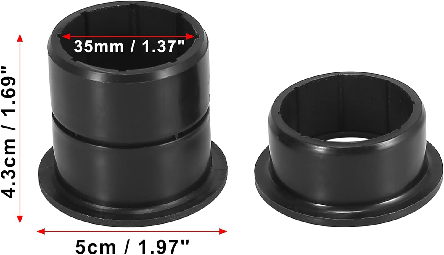 X AUTOHAUX Kit de bujes de brazo oscilante trasero WE345575 para Polaris Scrambler 500 2006-2012 para Ranger