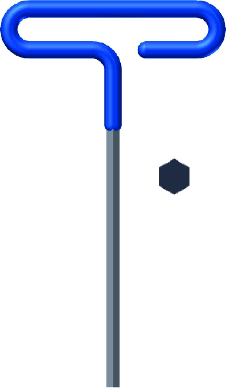 EKLIND 54630 Llave allen de llave en T hexagonal con empuñadura de cojín de 0.118 in