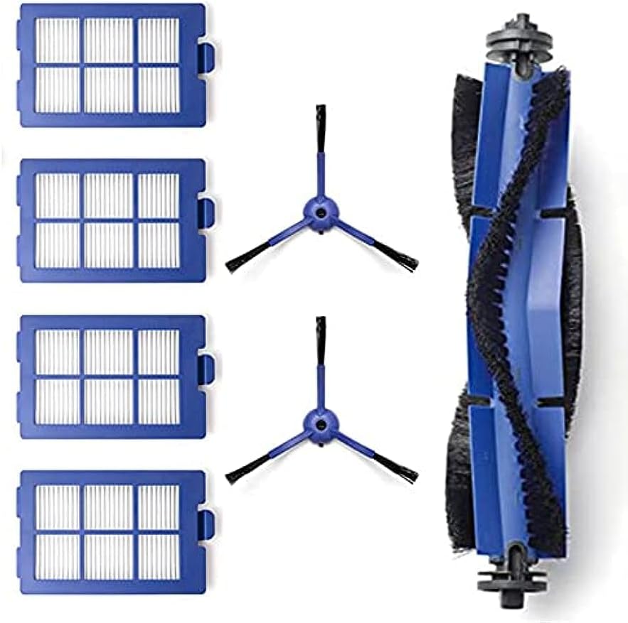 Kit de filtro de cepillo lateral para Eufy Robot Vacuum X8 Serie, Partes de filtro de cepillo lateral para aspiradora, piezas de repuesto de