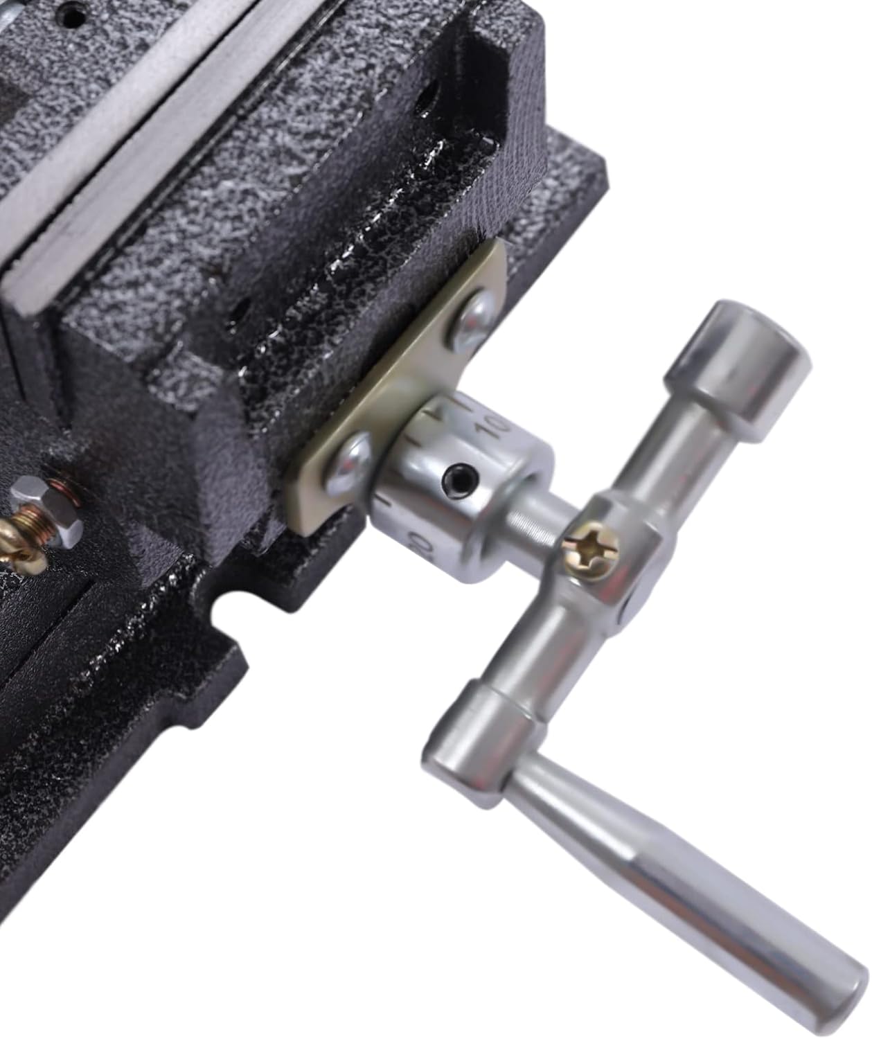 Prensa de taladro de tornillo deslizante de 3 pulgadas, tornillo de fresado compuesto X-Y, profundidad de mandíbula de 1.3 pulgadas y ancho máximo