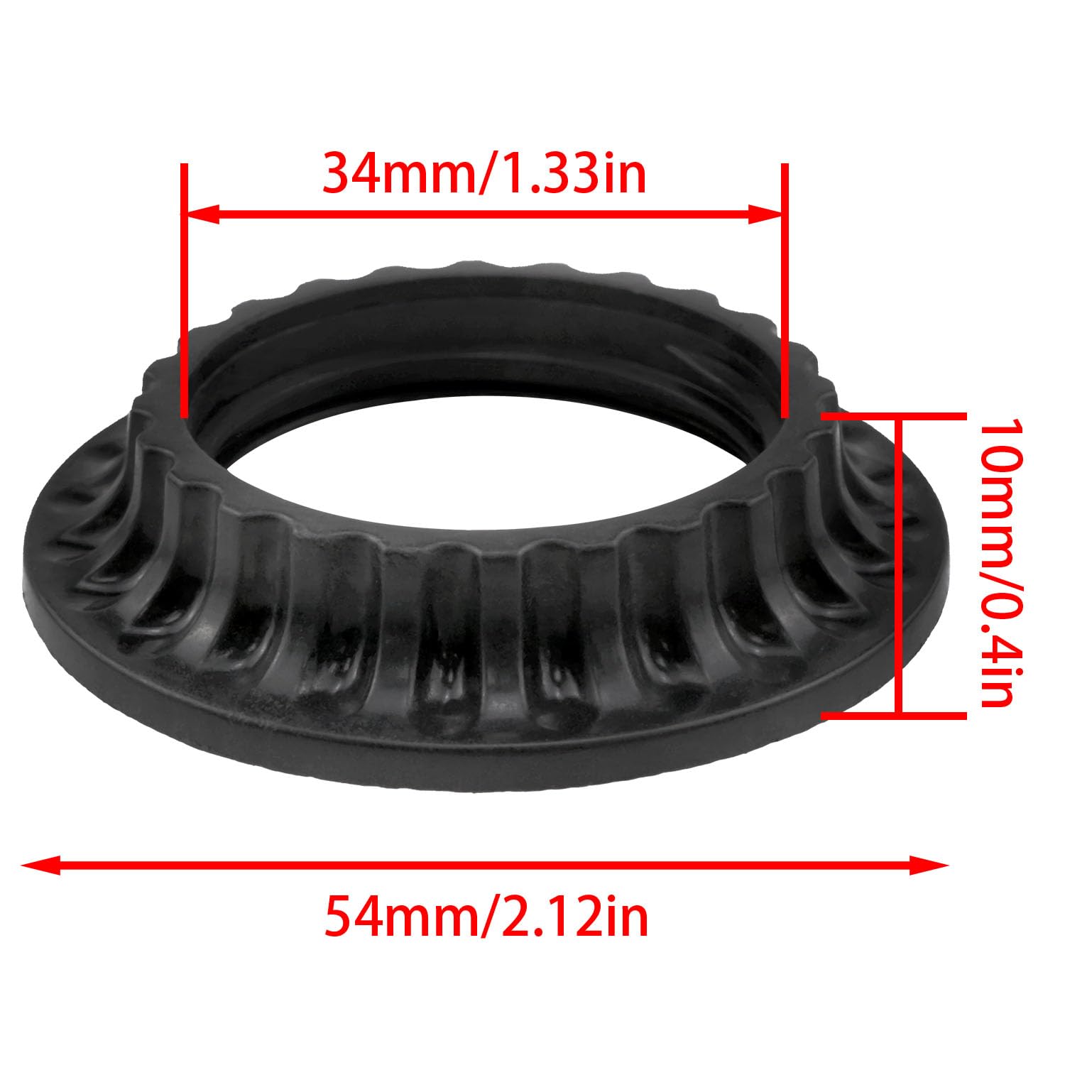 Anillos de enchufe de luz E26 duraderos, 2 anillos de collar de pantalla de lámpara negraanillo de collar de pantalla de lámpara y adaptadores de