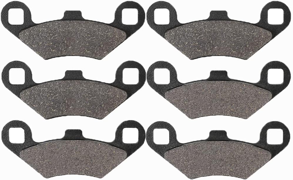 LOCOPOW 2202412 Pastillas de freno delanteras y traseras para Polaris Hawkeye 300 Predator 500 Sportsman 300 400 500 HO 800 570 Scrambler Magnum 325