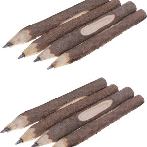 MAGICLULU 8 piezas de lápices para niños, regalos de cumpleaños, rotulador de papel de boceto, rama de árbol, instrumento de escritura, madera MAGICLULU 8 piezas de lápices para niños, regalos de cumpleaños, rotulador de papel de boceto, rama de árbol, instrumento de escritura, madera