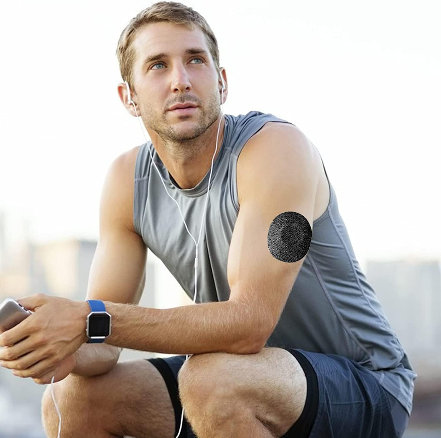 Cubiertas de sensor para Freestyle Libre, 30 parches adhesivos para sensor impermeables y a prueba de sudor, cinta de sobreparche para sensor CGM