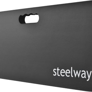 steelway Rodilleras de yoga, extra gruesas y suaves, rodilleras largas para jardinería, ejercicio, fitness, baño de bebé, yoga-negro steelway Rodilleras de yoga, extra gruesas y suaves, rodilleras largas para jardinería, ejercicio, fitness, baño de bebé, yoga-negro