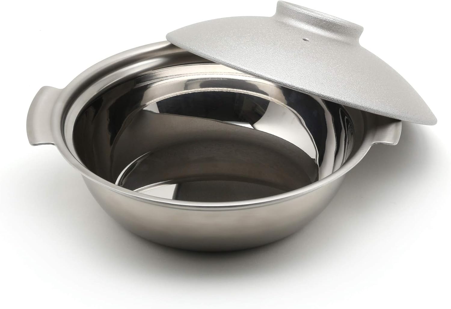 PRESSENCE IH DONABE 118-06367 Tabletop Pot, Silver, 9.4 inches (24 cm), Made in Japan, Induction Compatible