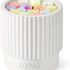 AOOVOO Velas blancas perfumadas para el hogar, vela estética de lujo, hecha a mano, velas perfumadas de lavanda, regalos para mujeres y hombres, AOOVOO Velas blancas perfumadas para el hogar, vela estética de lujo, hecha a mano, velas perfumadas de lavanda, regalos para mujeres y hombres,