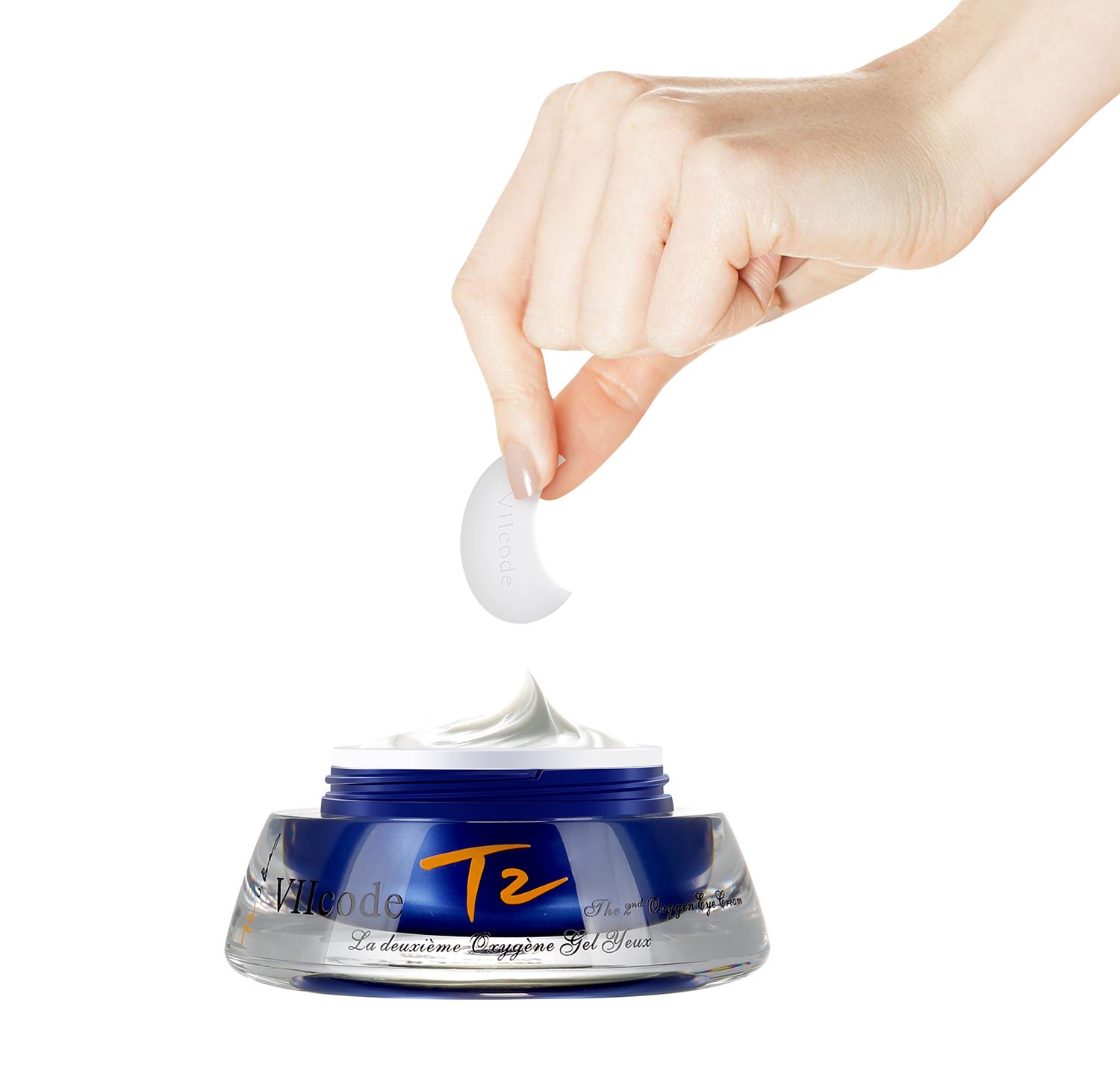 VIIcode T2 O2.5 Crema de Ojos Oxígeno para Ojeras y Arrugas – Reduce la hinchazón, patas de gallo, líneas finas y bolsas