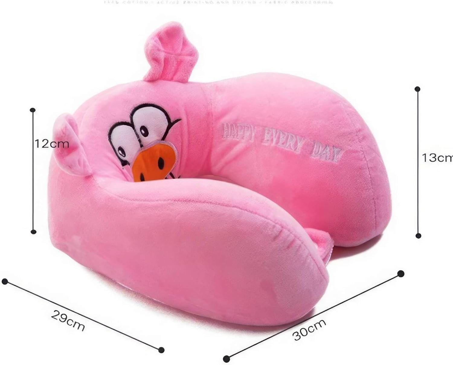 SKYBAT Memory Foam U-Shaped Cartoon Neck Pillow – Relieve Fatigue and Support Healthy Cervical Spine (Color  Large, Size  30cmX29cmx13cmx12cm)