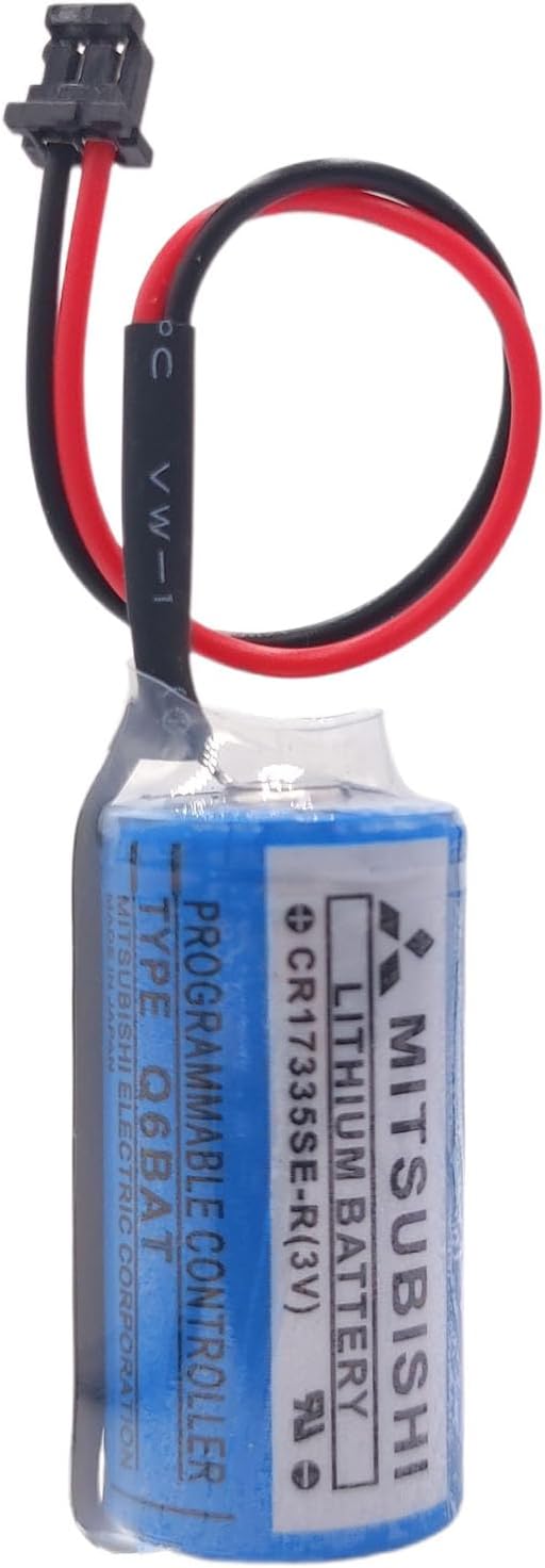 (2 unidades 3V 1800mAh CR17335SE-R Q6BAT batería no recargable para Mitsubishi Q170HBATC Q25PRHCPU QNS FANUC System PLC Memory Backup Power