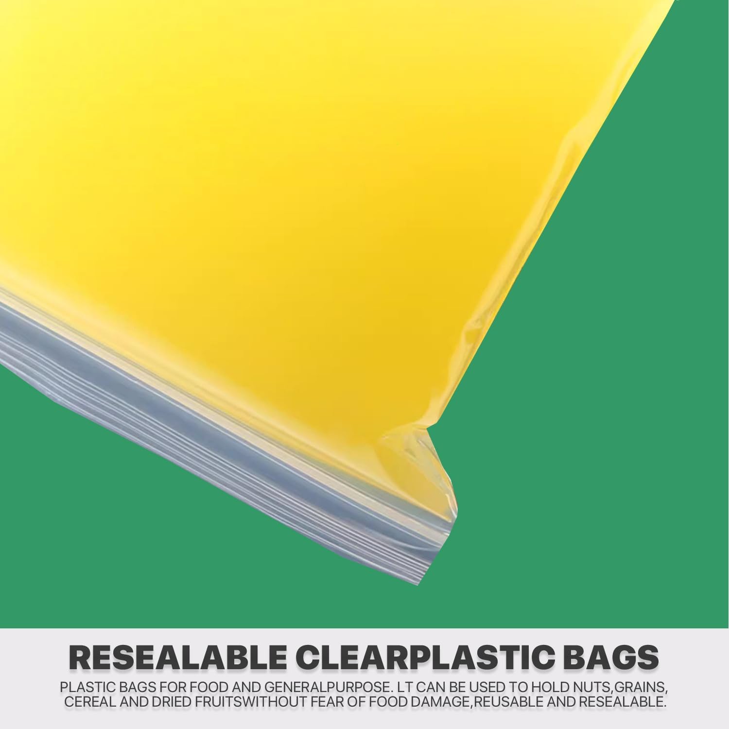 200 unidades, (2 x 2 pulgadas), bolsa transparente con cierre de cremallera de 2.5 mil de grosor, bolsas con cremallera, bolsas de plástico de