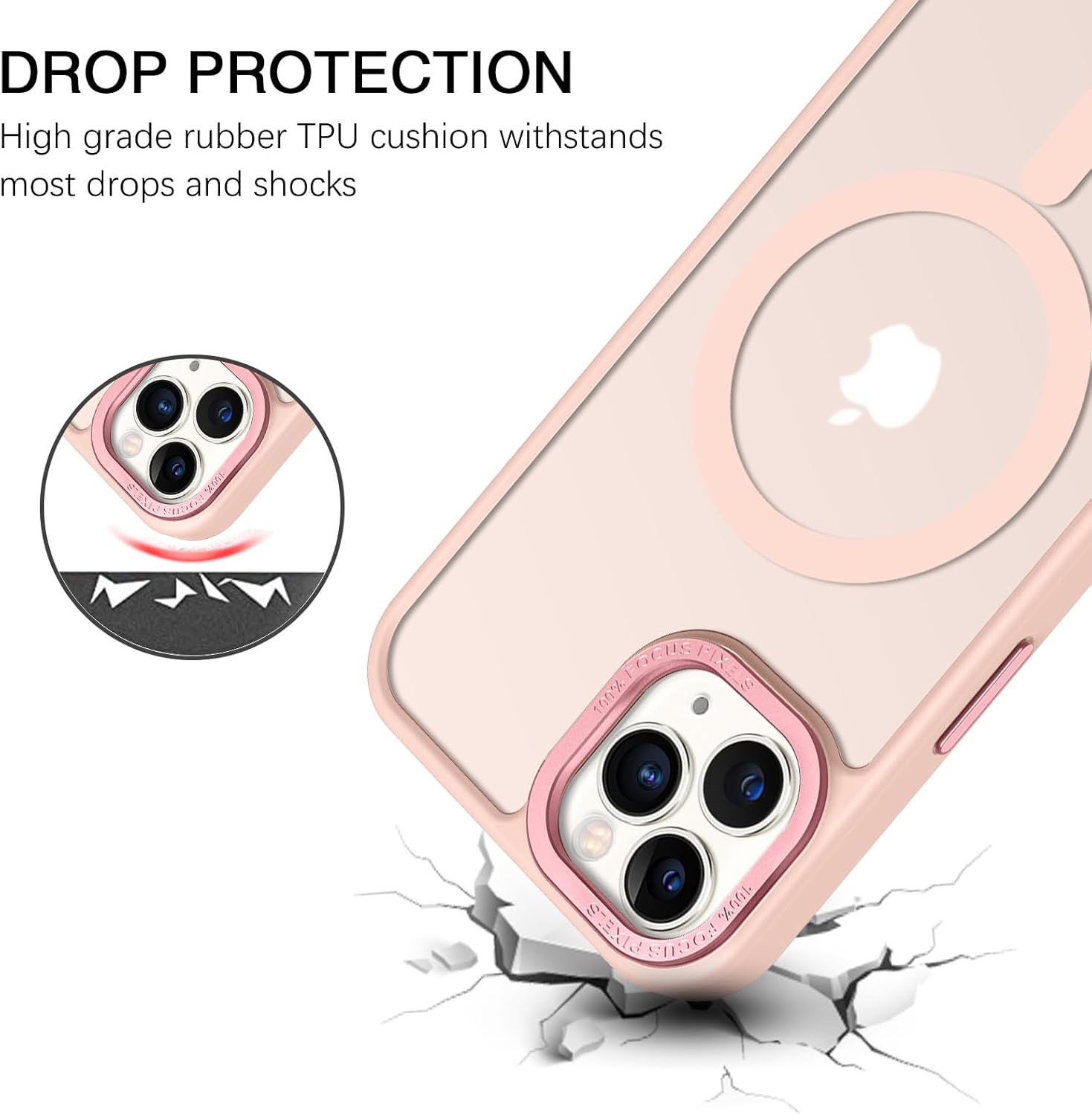 BENTOBEN Funda magnética para iPhone 11 Pro Max, iPhone 11 Pro Max compatible con MagSafe translúcida mate a prueba de golpes para mujeres, hombres
