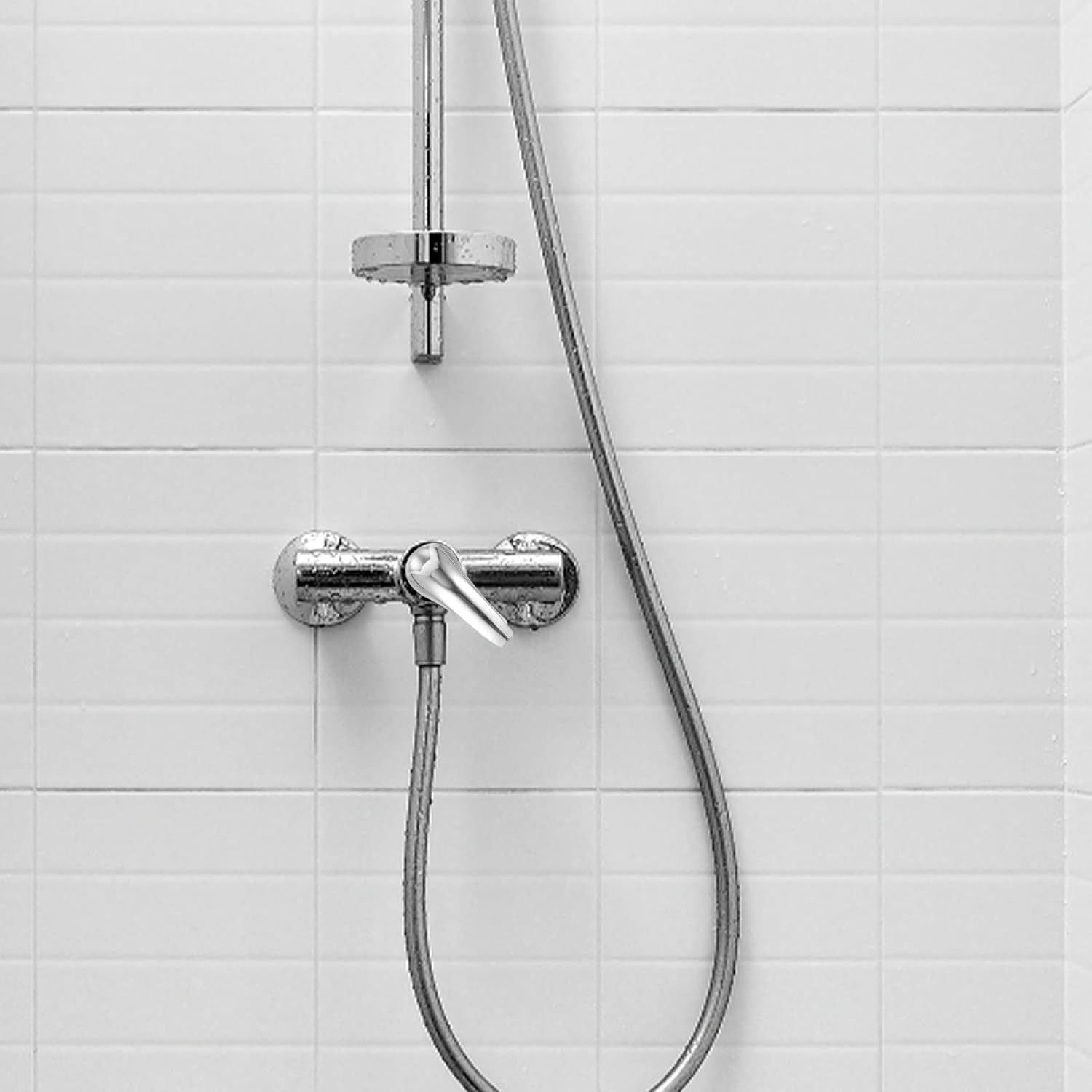 DOITOOL 5 piezas de manija de palanca de metal de repuesto para grifo de ducha de agua caliente y fría para baño, bañera, grifo de lavabo, grifo de
