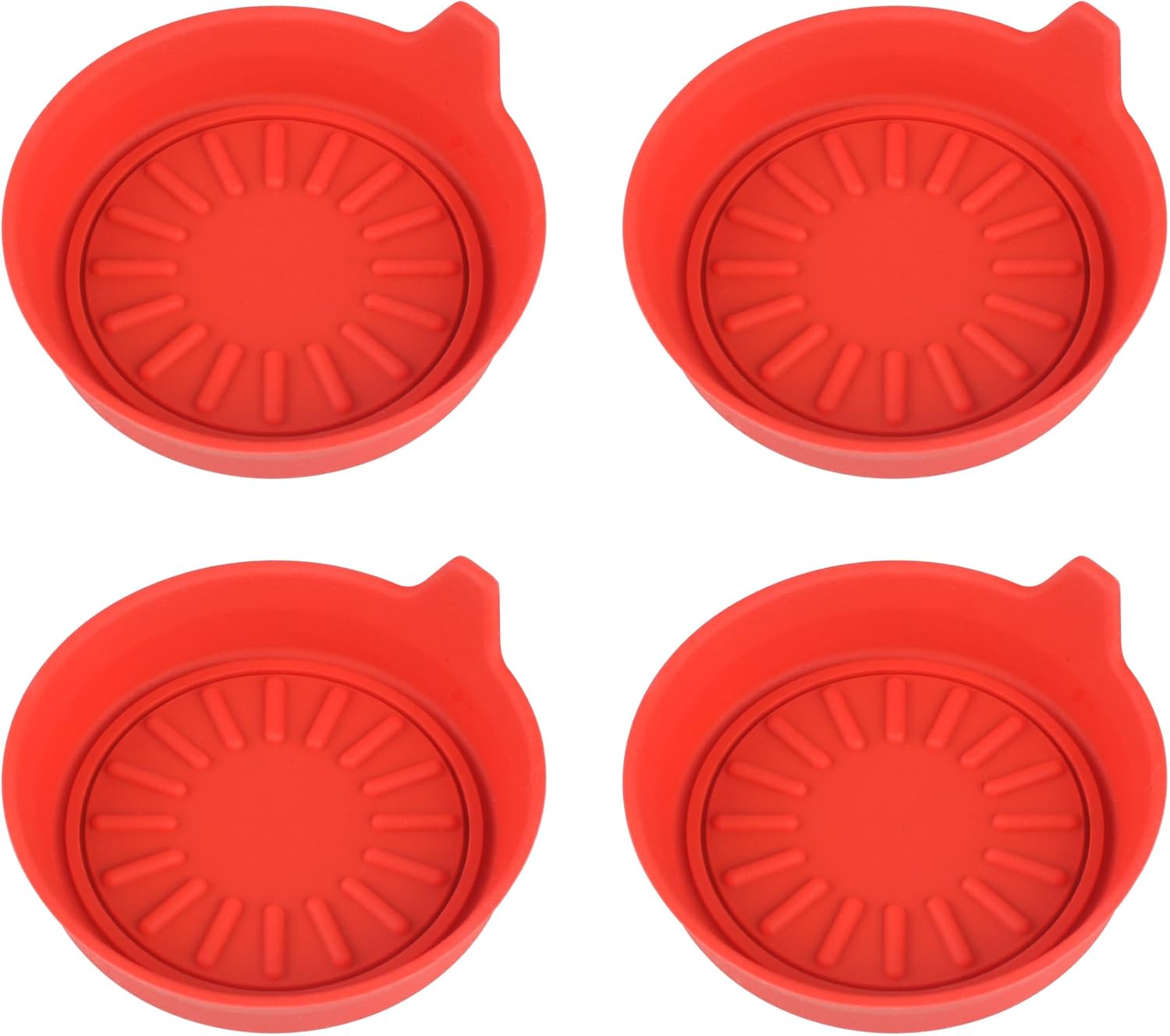 Seven Sparta Posavasos de silicona para portavasos de automóvil, posavasos universales para vehículos, juego de 4 unidades, 3-18 pulgadas de