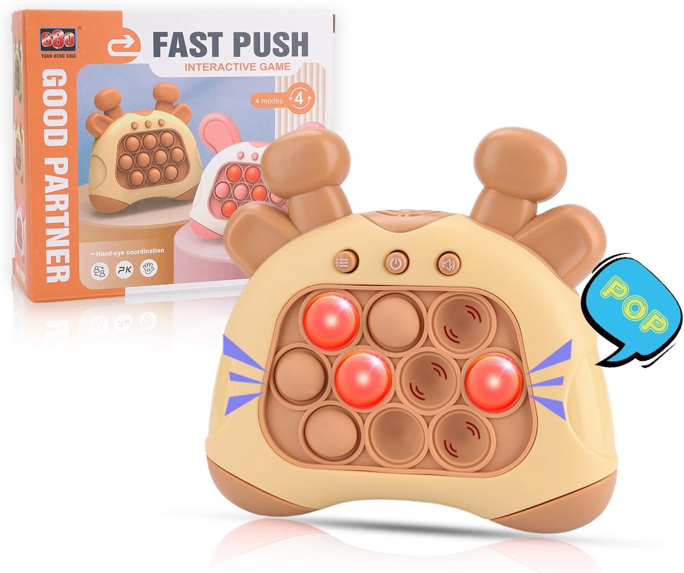 Juego de mano mejorado de empuje rápido para niños de 6 a 12 años, juguetes sensoriales para niños de 8 a 12, recuerdos de fiesta, rompecabezas de