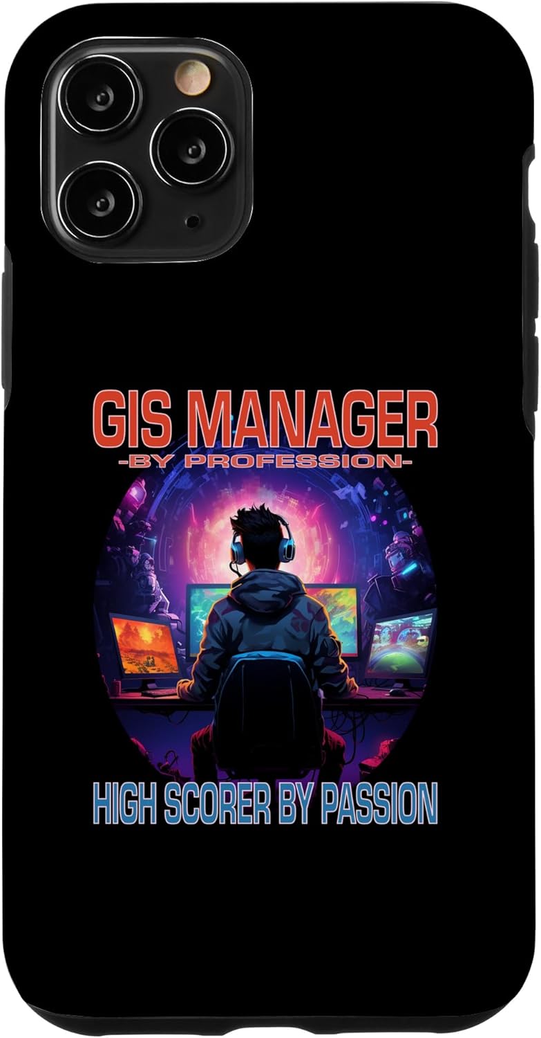 iPhone 11 Pro GIS Manager Funny Gamer – Fun Pun Gaming Case