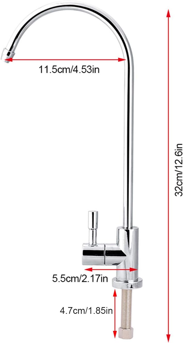 Grifo de filtro de agua del grifo de 14in para purificadores de agua, ablandadores de agua, máquina de electrólisis de agua
