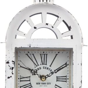 Lily’s Home Reloj de manto estilo estación de tren Grand Central de inspiración vintage, silencioso sin tictac con movimiento de cuarzo, se adapta a Lily’s Home Reloj de manto estilo estación de tren Grand Central de inspiración vintage, silencioso sin tictac con movimiento de cuarzo, se adapta a