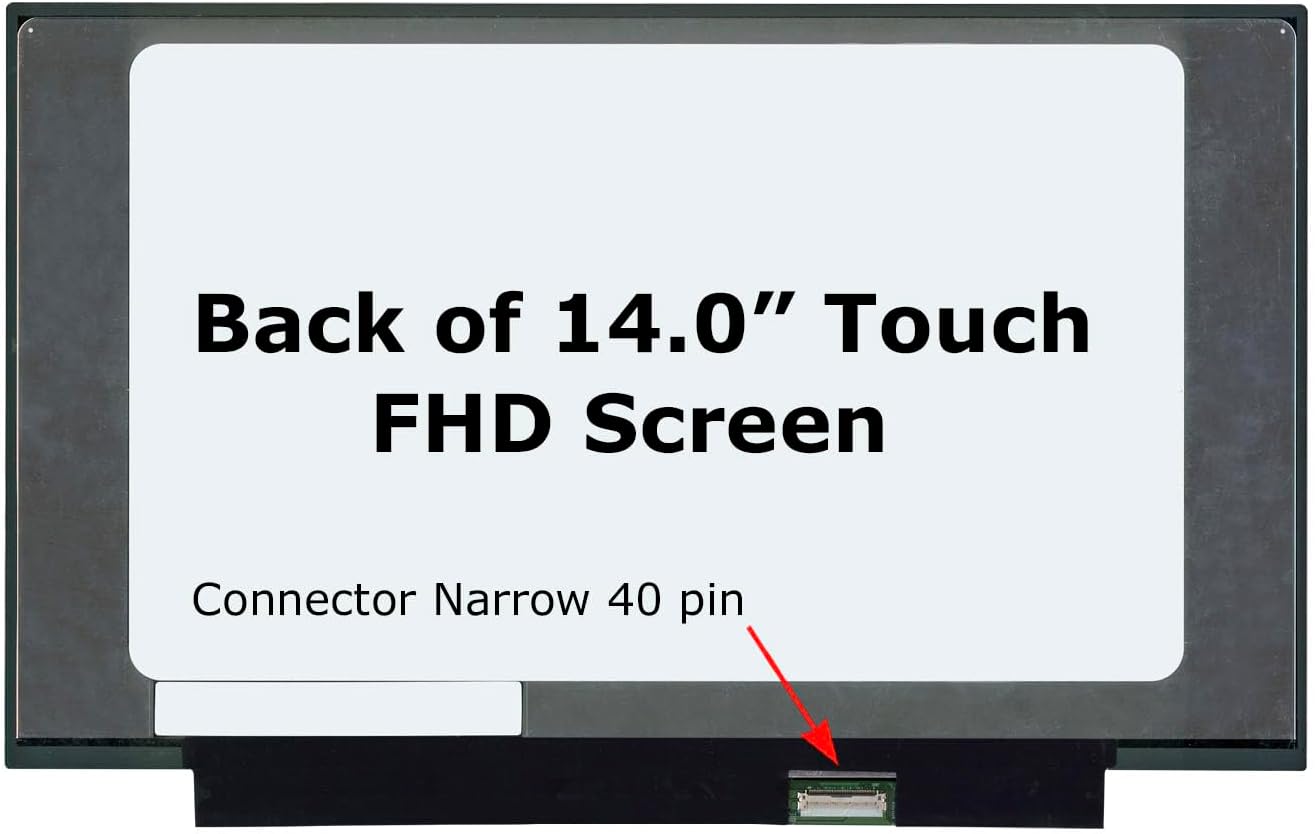 SCREENARAMA Nueva pantalla de repuesto para Lenovo ThinkPad P14S Gen 1 Gen 2, OnCell Touch, FHD 1920×1080, IPS, mate, pantalla LED LCD con