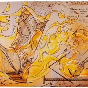 Ultra Pro Alfombra de juego de botas Swiftfoot de arte esquemático de guerra de los hermanos Ultra Pro Alfombra de juego de botas Swiftfoot de arte esquemático de guerra de los hermanos