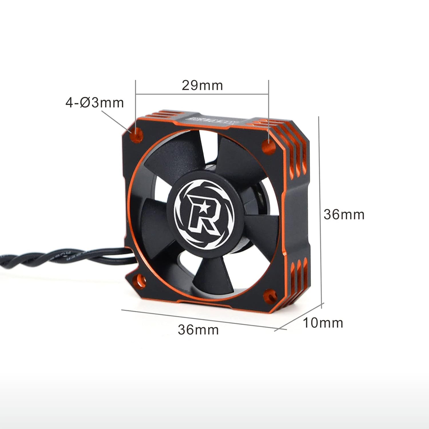 Ventilador de enfriamiento del motor RC 21000RPM sin escobillas Motor RC Disipador de calor 8.4V ESC Ventilador de enfriamiento disipación de calor