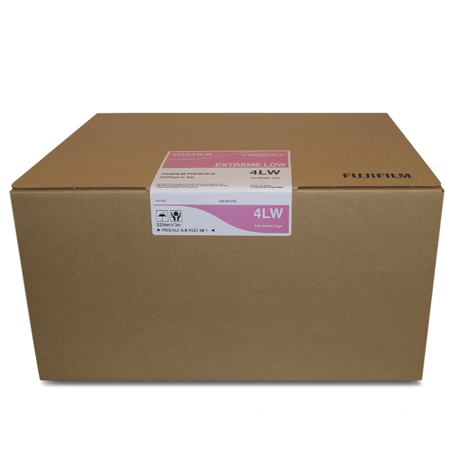 Fujifilm Prescale Extreme Low Pressure (4LW) – Mapeo de presión superficial – Película indicadora de presión – Sensor táctil – Rango de presión