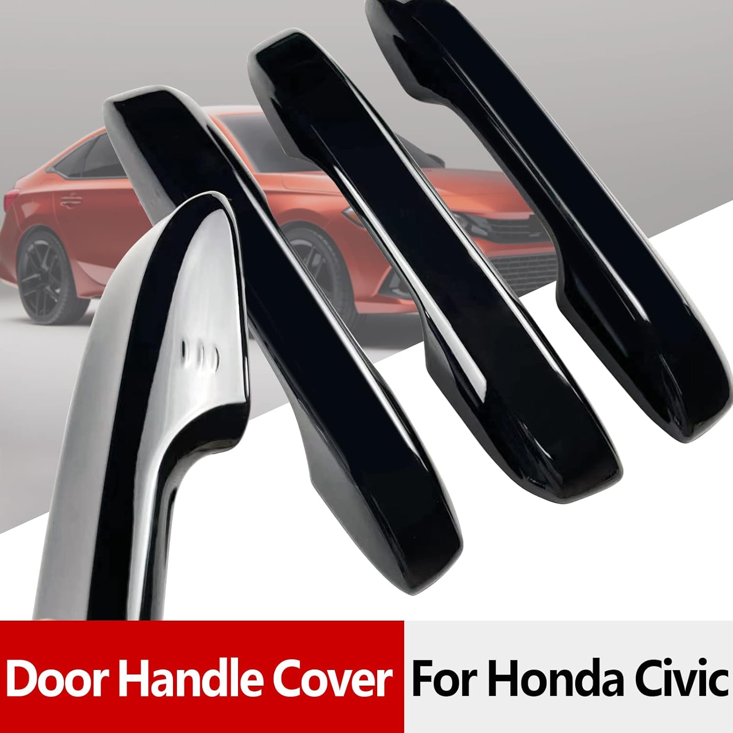 Fundas para manija de puerta compatibles con accesorios Civic de 11 generación, para Honda Civic 2022 2023, Accord 2023, CR-V 2023, HR-V 2023 con