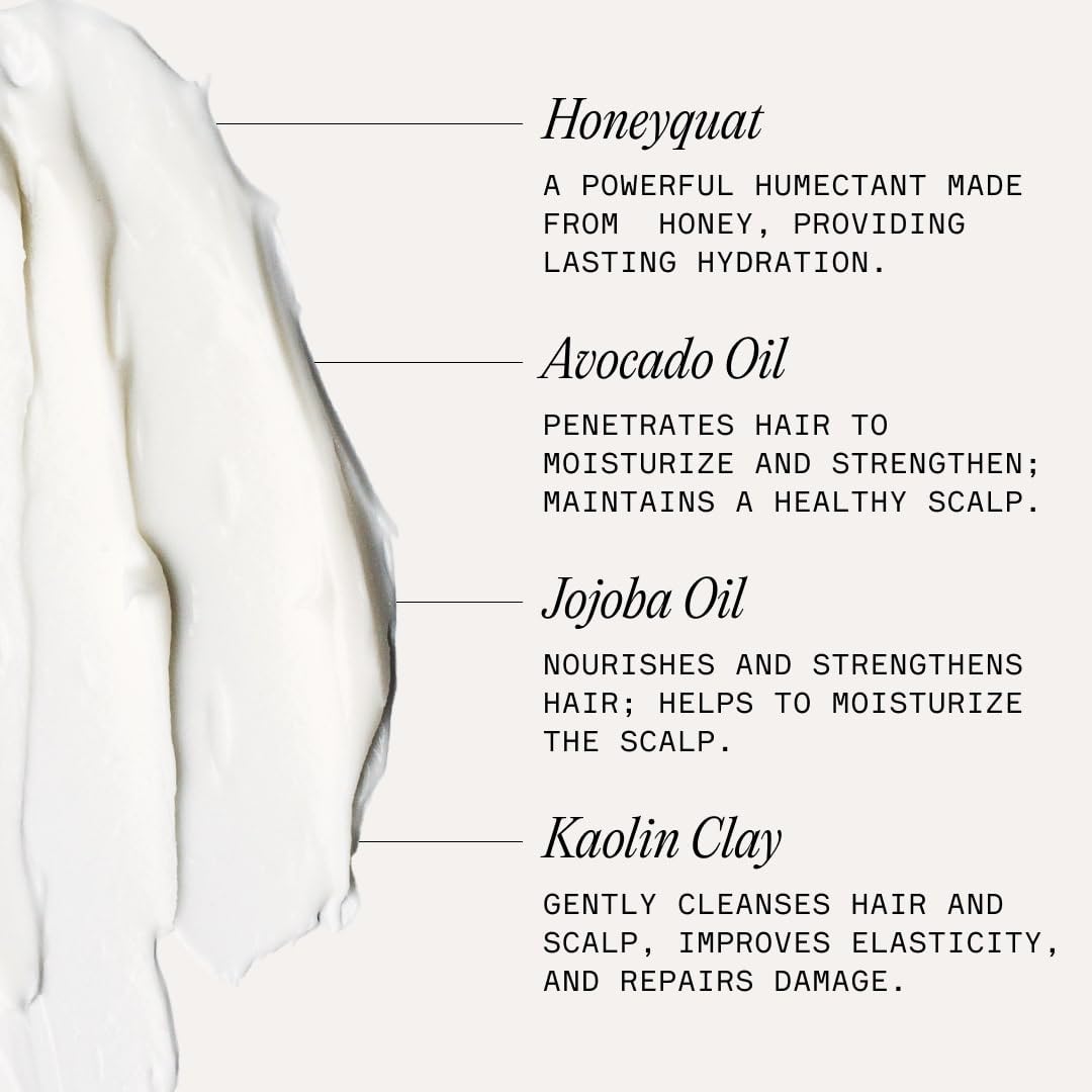 Firsthand Supply – Acondicionador hidratante para el cabello, ingredientes limpios y no tóxicos para el cuidado del cabello, miel y azúcar para tu