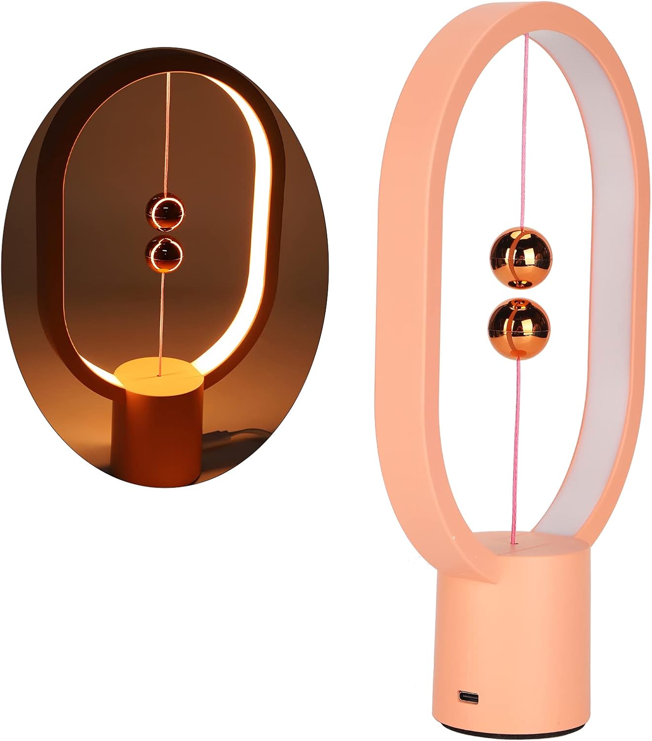 Lámpara de equilibrio LED con interruptor magnético creativo de aire para dormitorio y oficina, perfecta para uso a largo plazo, ya sea que la uses