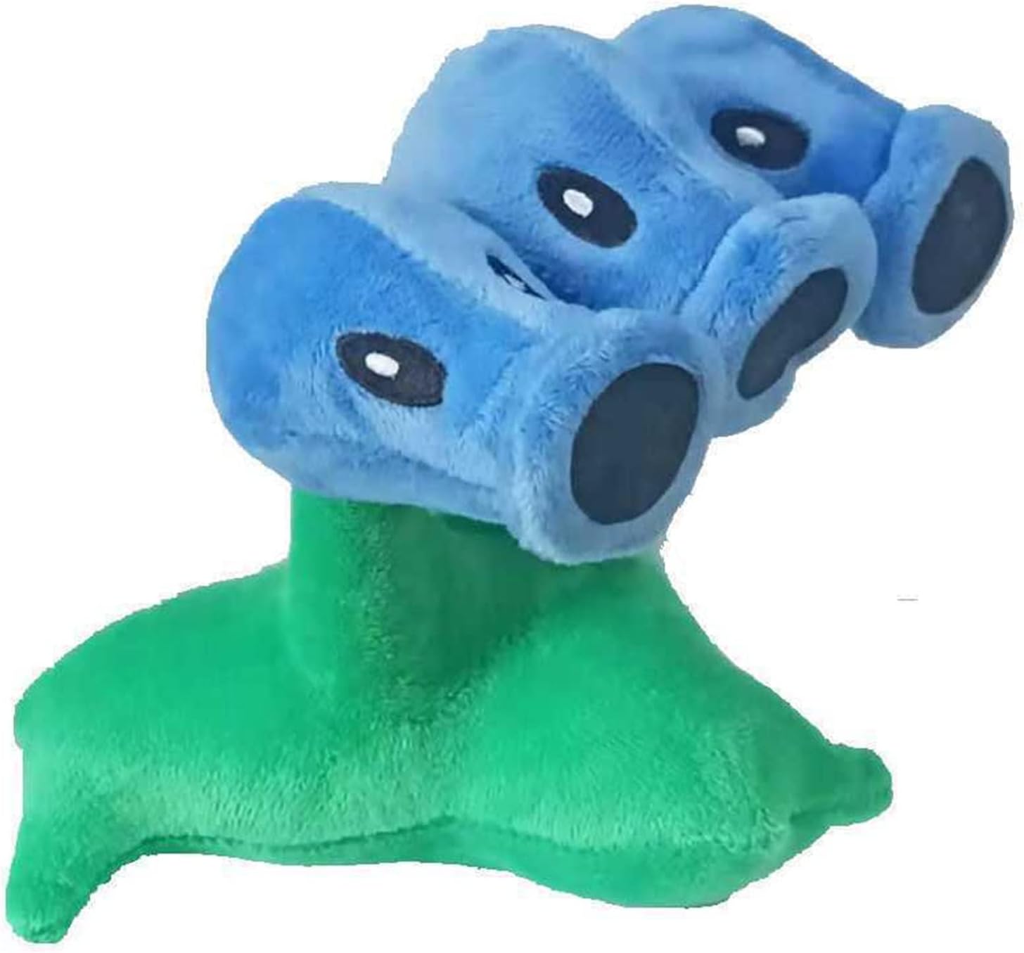 7 “Pea Plants and Zombies vs Peashooter Juguetes de peluche Threepeater PVZ Plush 1 2 Peluche suave de tres cabezas Juguete de guisante de hielo