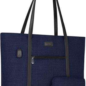 MOSISO Bolsa de mano para laptop con puerto USB para mujer, compatible con MacBook, portátil de 17 a 17.3 pulgadas y Chromebook, bolsa de viaje para MOSISO Bolsa de mano para laptop con puerto USB para mujer, compatible con MacBook, portátil de 17 a 17.3 pulgadas y Chromebook, bolsa de viaje para