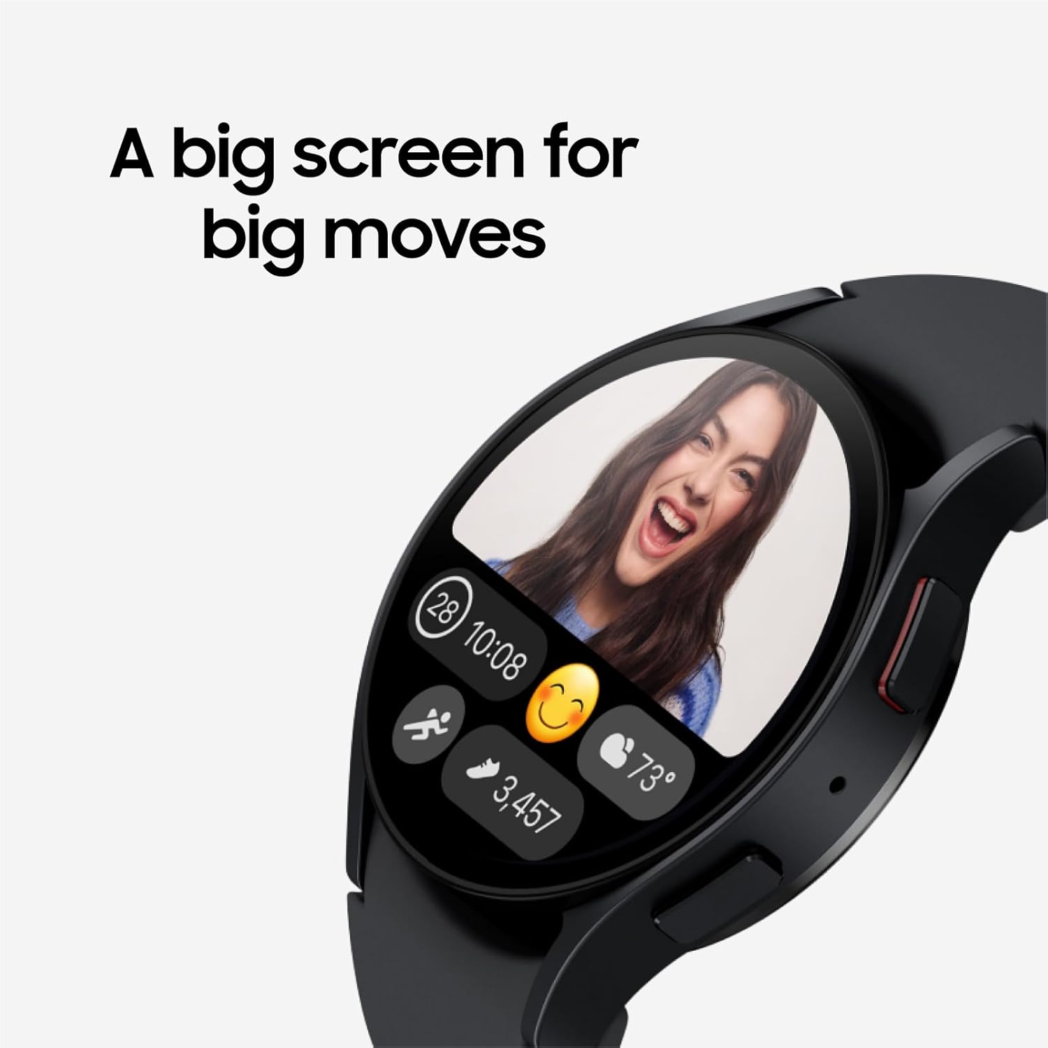 SAMSUNG Galaxy Watch 6 – Reloj inteligente Bluetooth de 1.732 in con rastreador de fitness, zonas de recursos humanos personalizadas, entrenamiento