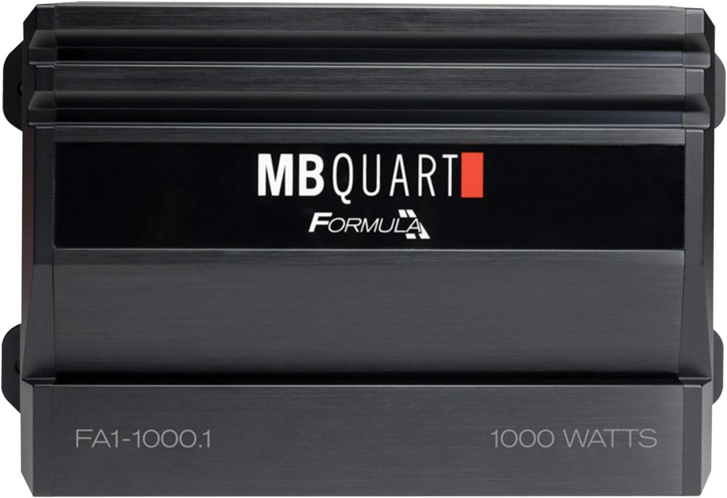 MB Quart FA1-1000.1 Amplificador de audio para automóvil de canal mono (negro) – Amplificador clase SQ, 1000 vatios, estable de 1 ohmio, cruce