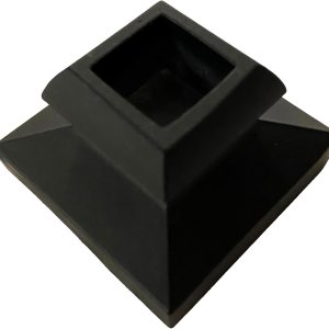 Balaustre Zapato delgado de base plana – para balaustres cuadrados de hierro de 12″ – Juego de 10 (negro satinado) – DH-SS2 Balaustre Zapato delgado de base plana – para balaustres cuadrados de hierro de 12″ – Juego de 10 (negro satinado) – DH-SS2