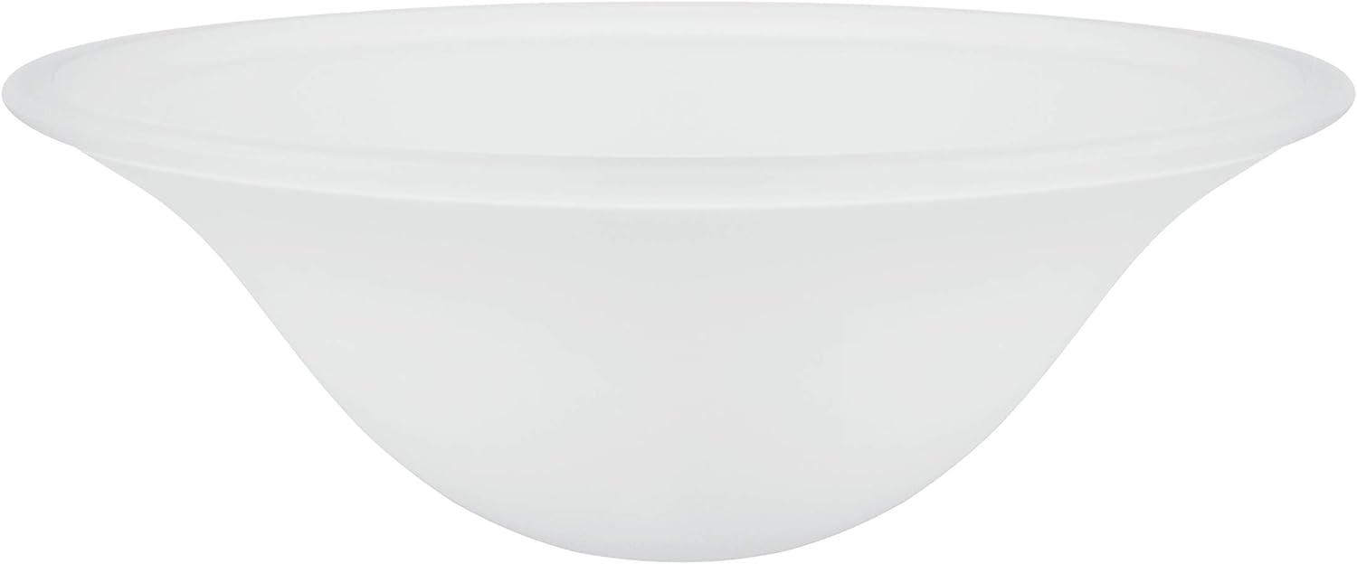 Aspen Creative Frosted 23100-01A Pantalla de vidrio de repuesto estilo transicional estilo antorcha, 5 pulgadas de alto x 12-78 pulgadas de