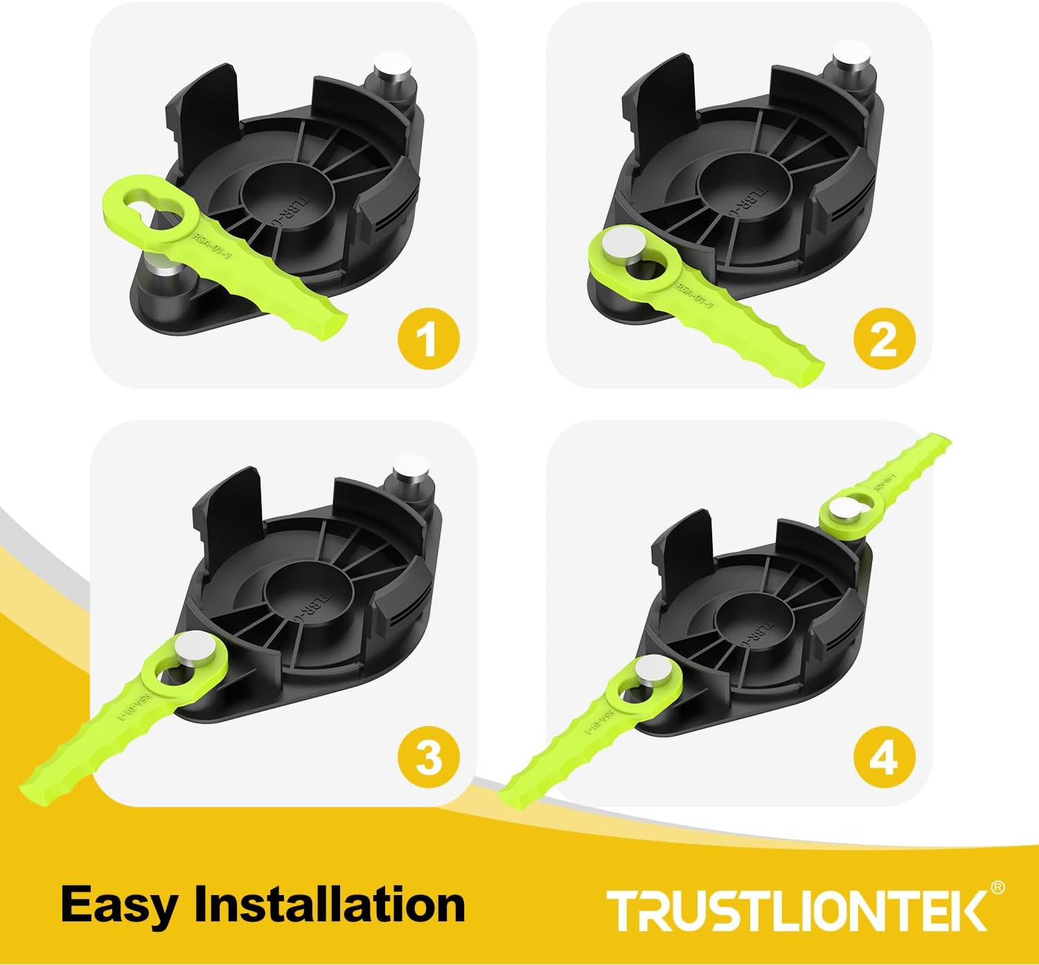Cabezal de cuchilla para malezas, compatible con desbrozadoras Ryobi de 18 voltios, 24 voltios y 40 voltios, puede reemplazar el cabezal de