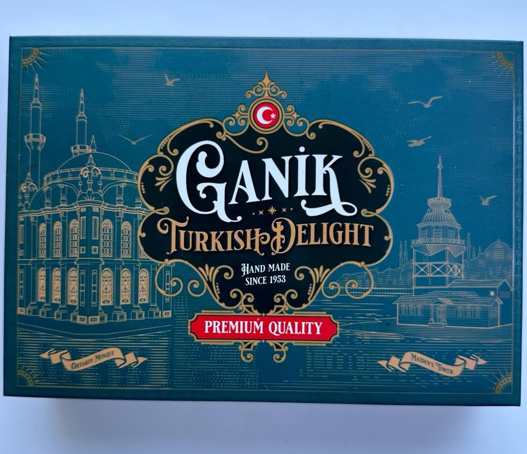 Deliciosa envoltura turca sabor a granada de Ganik con agracejos picantes y rica mantequilla de avellana – 1 libra (16.01 oz)