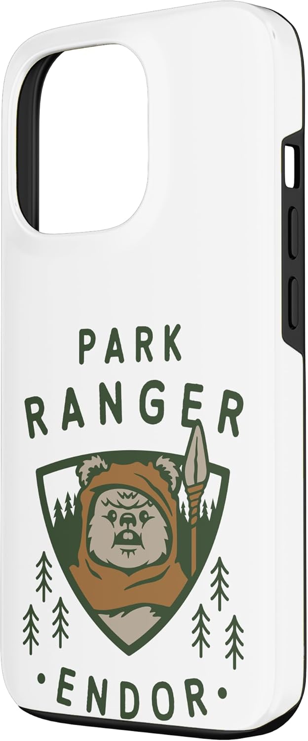 Funda para iPhone 13 Pro Star Wars Ewok Park Ranger Endor