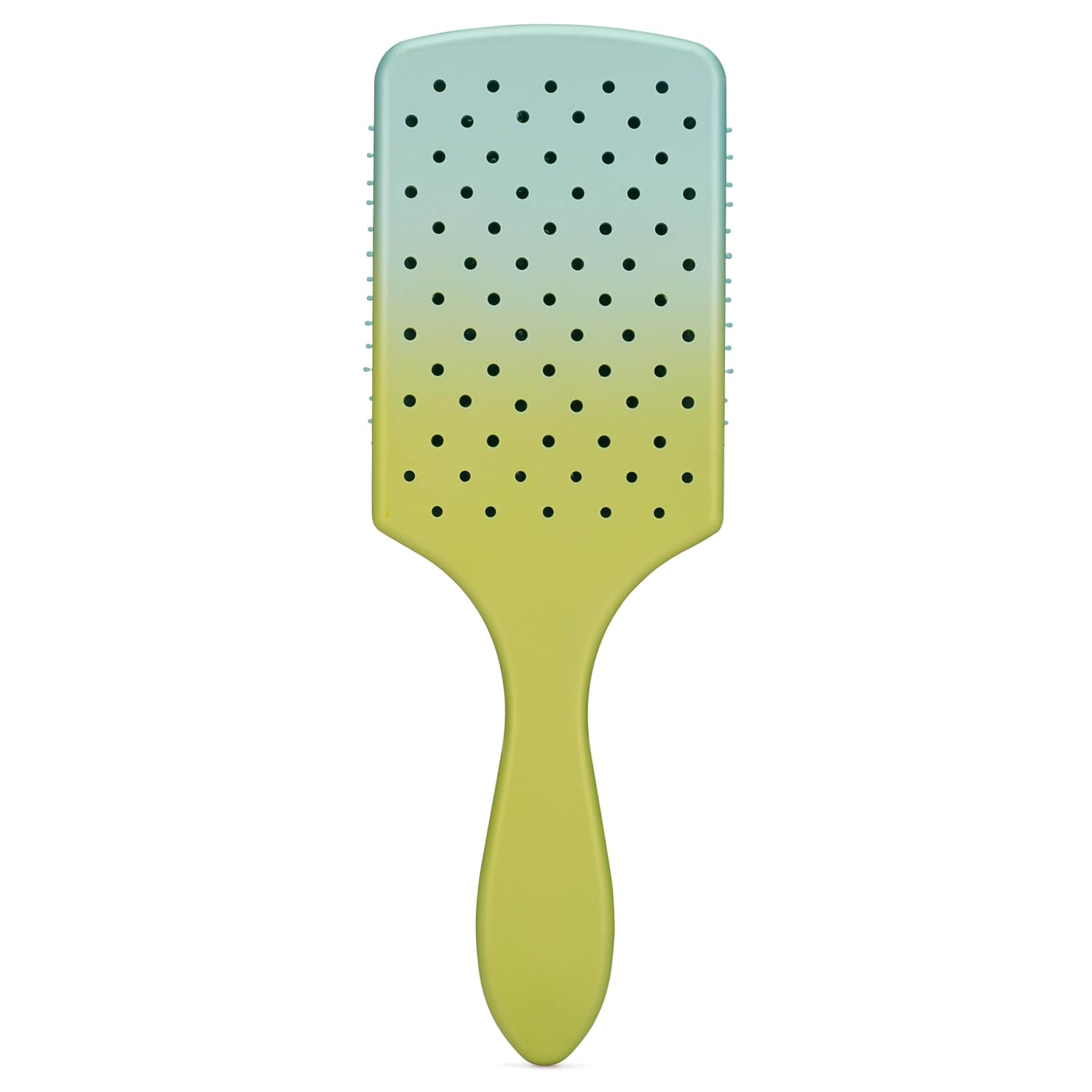 Wet Brush Cepillo desenredante para el cabello, verdeazul (Feel Good Ombre), cerdas IntelliFlex ultrasuaves con AquaVent – Ideal para tratamientos