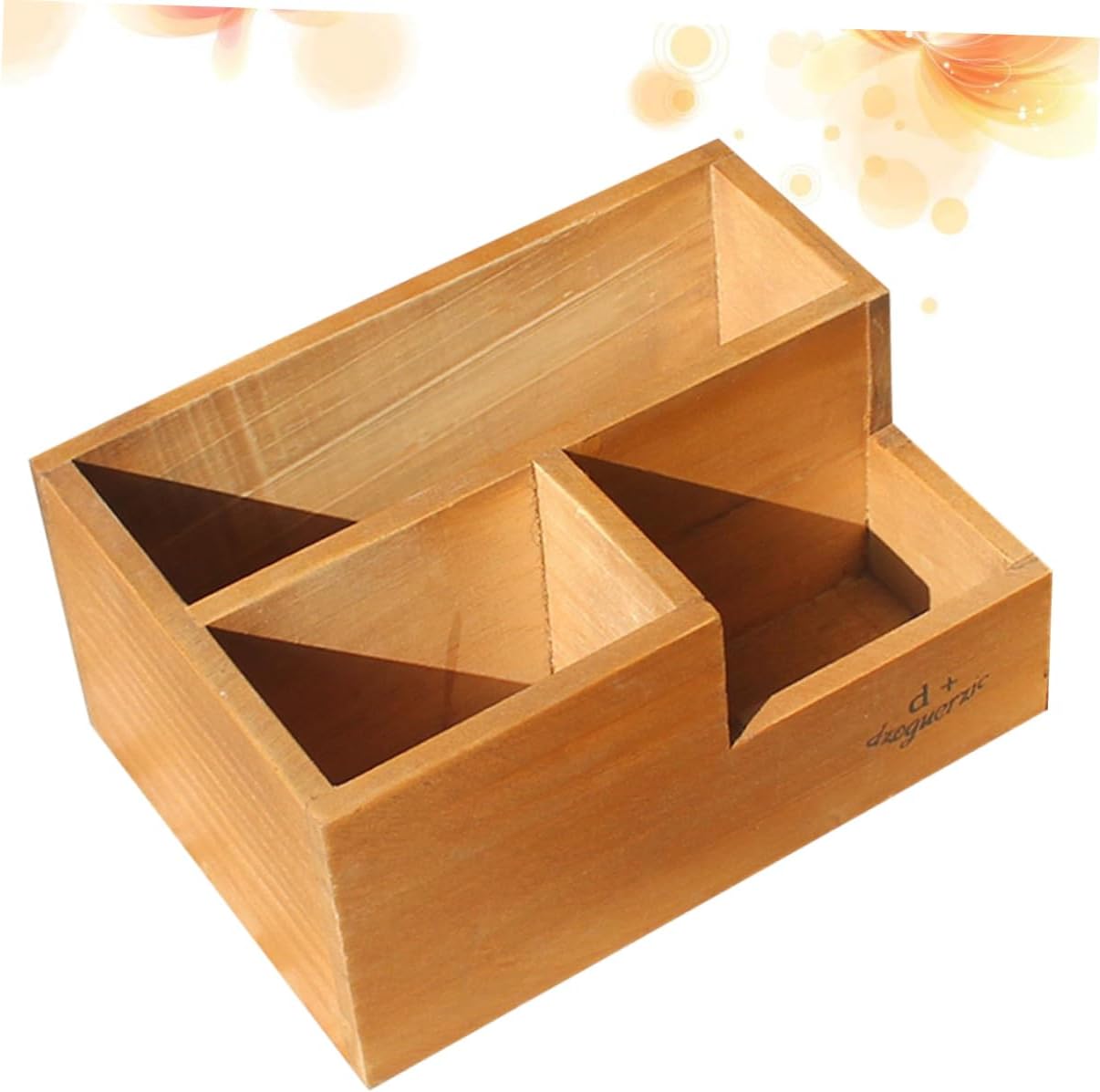Yardwe 2 Pcs 3 Wood Desk Wooden Trinket Case Wooden Flower Pot Home Plant Container Garden Succulent Planter Jewelry Dresser Case Decorative Plants