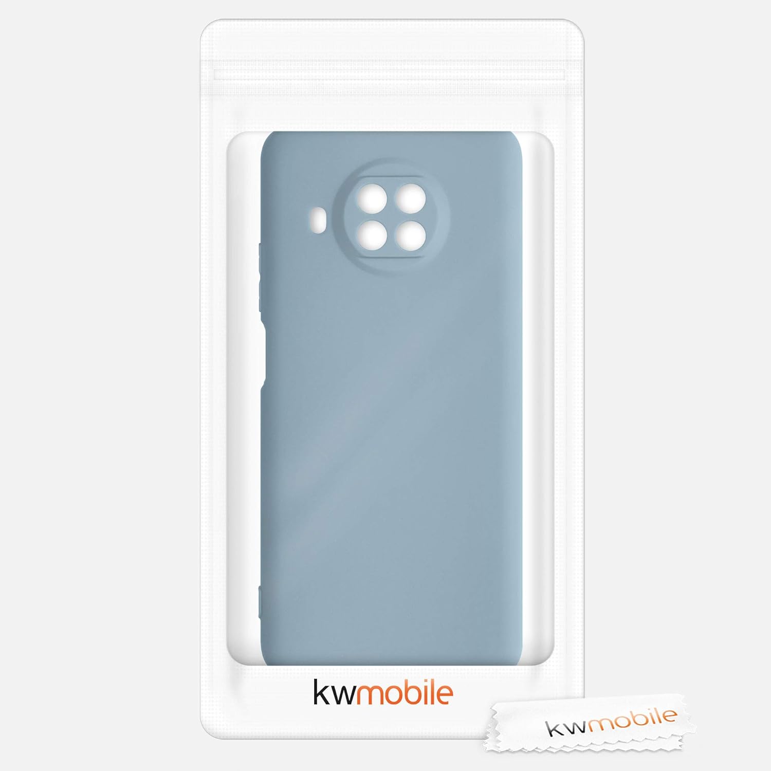 kwmobile Funda compatible con Xiaomi Mi 10T Lite – Funda protectora de silicona TPU suave y delgada – Piedra antigua