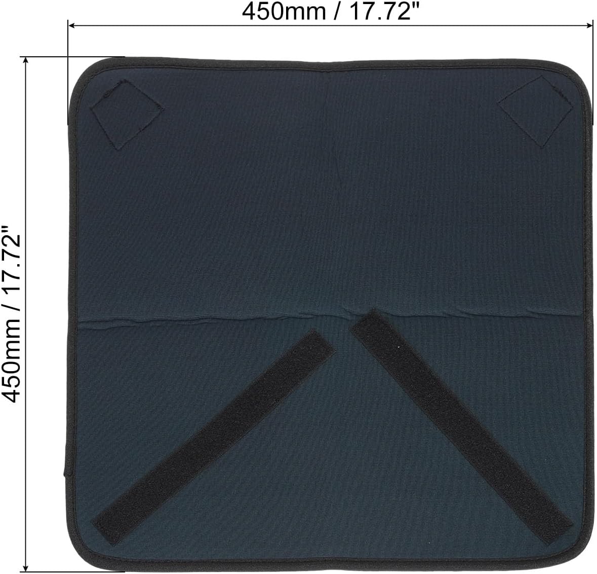 PATIKIL Envoltura protectora para cámara, 18 x 18 pulgadas para lentes con neopreno protector grueso, bolsa para lentes con gancho y bucle para