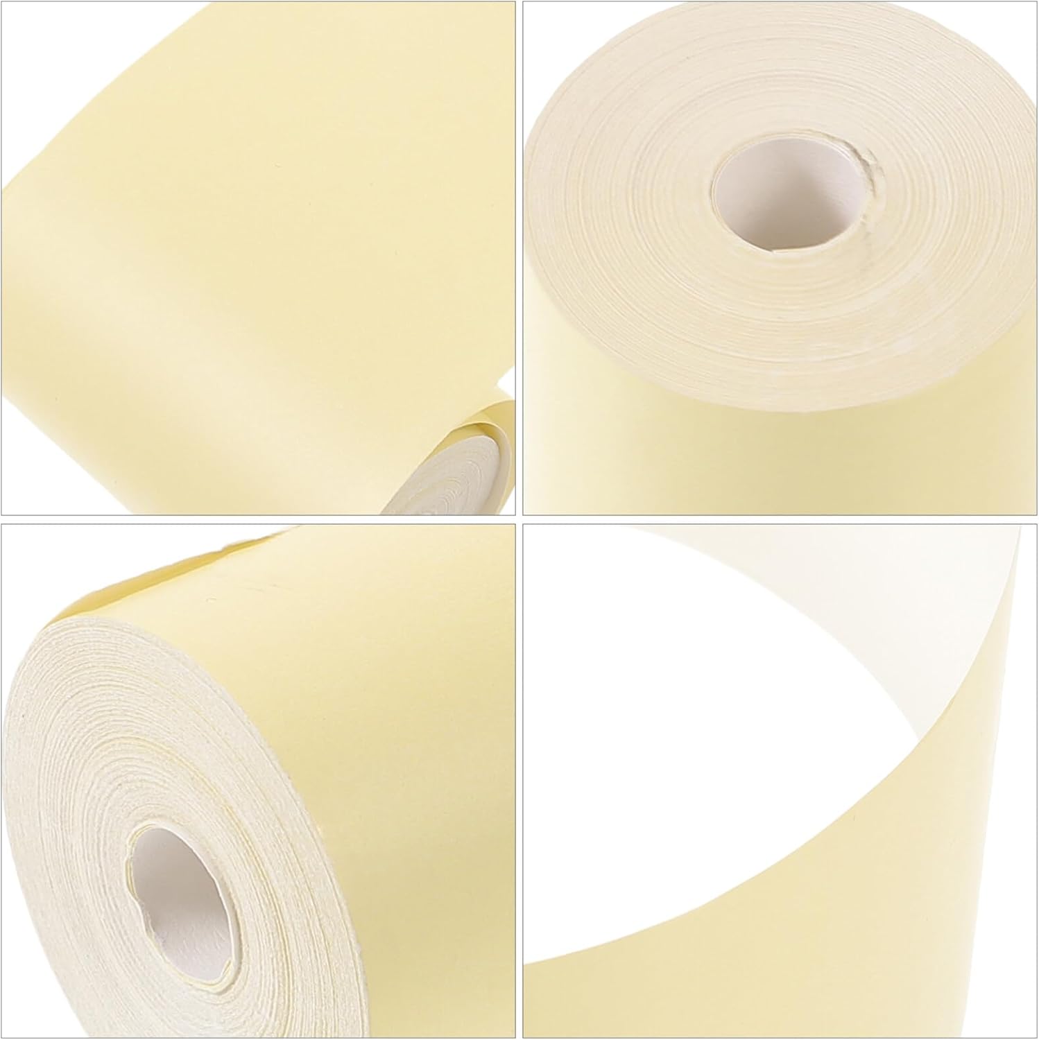 NUOBESTY Rollo de papel térmico para recibos, 4 rollos, rollo de papel de caja registradora, papel de impresora térmica de recibos para máquina de