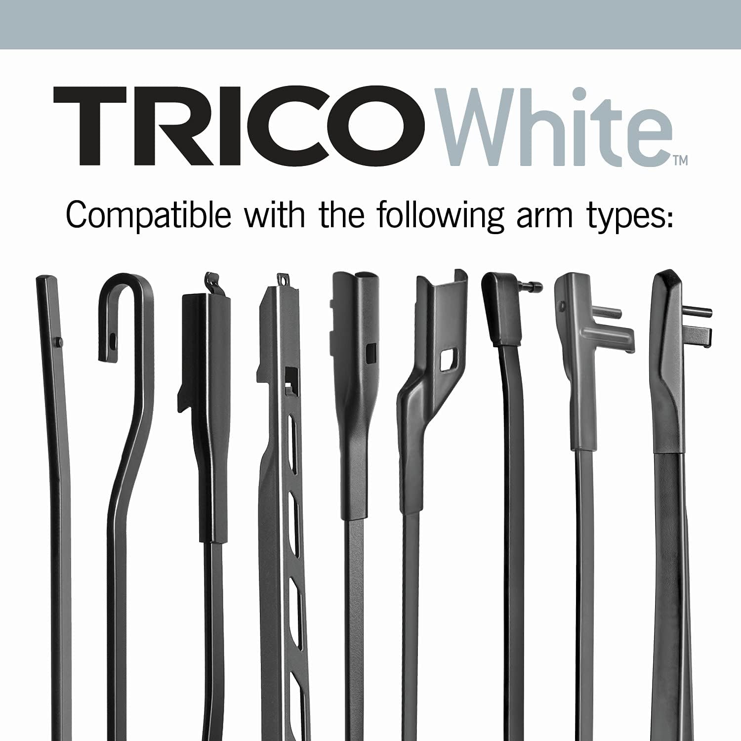 TRICO White – Paquete de 2 limpiaparabrisas de repuesto para automóvil de invierno de 26 y 22 pulgadas, para clima extremo, para mi automóvil